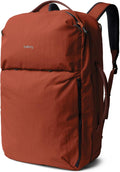 Bellroy Lite Travel Pack 38L (carry-on backpack, large travel backpack for international travelers, with laptop pocket, interior packing cells and tuck-away shoulder straps) - Clay