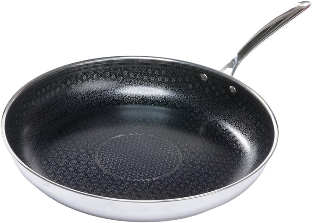 Black Cube CeramicQR Cookware Made in France Quick Release Fry Pan-Ceramic Non-Stick Skillet-For Induction Cooktops, 11-Inch