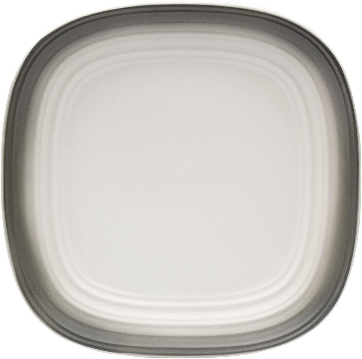 Mikasa Swirl Square Ombre Graphite 16 Piece Dinnerware Set, Service for 4