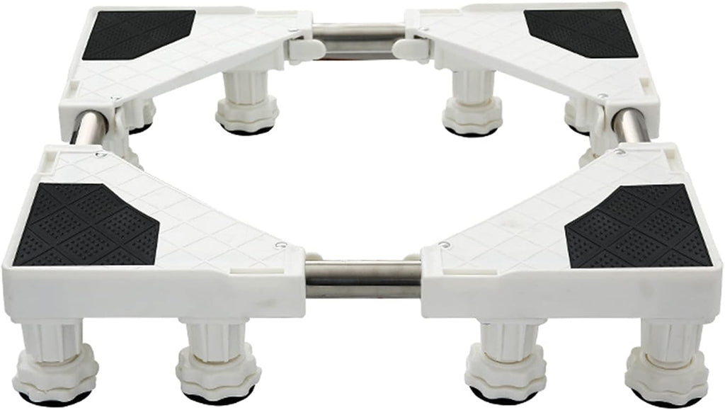 Adjustable Washing Machine Mini Fridge Stand,Furniture Dolly Base,Movable Refrigerator Universal Pedestal,Lift Mobile Brackets,Max Load 660 lbs,for Moving Equipment,Tools,Machines ( Size : 12 Feet )