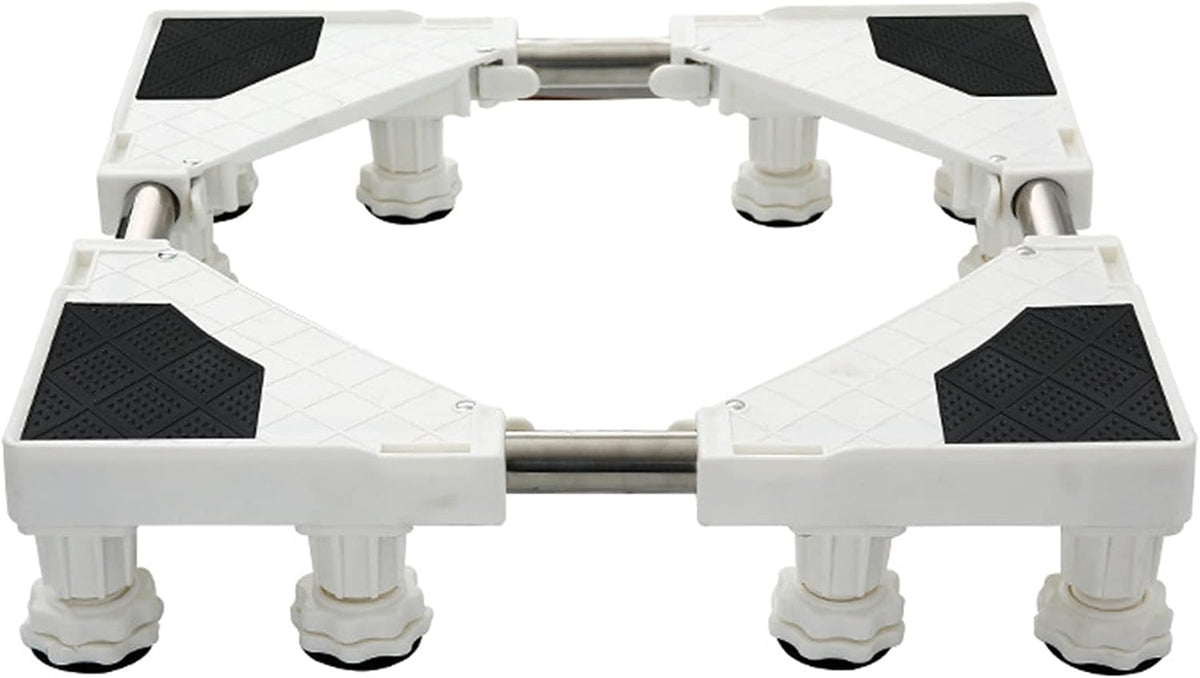 Adjustable Washing Machine Mini Fridge Stand,Furniture Dolly Base,Movable Refrigerator Universal Pedestal,Lift Mobile Brackets,Max Load 660 lbs,for Moving Equipment,Tools,Machines ( Size : 12 Feet )