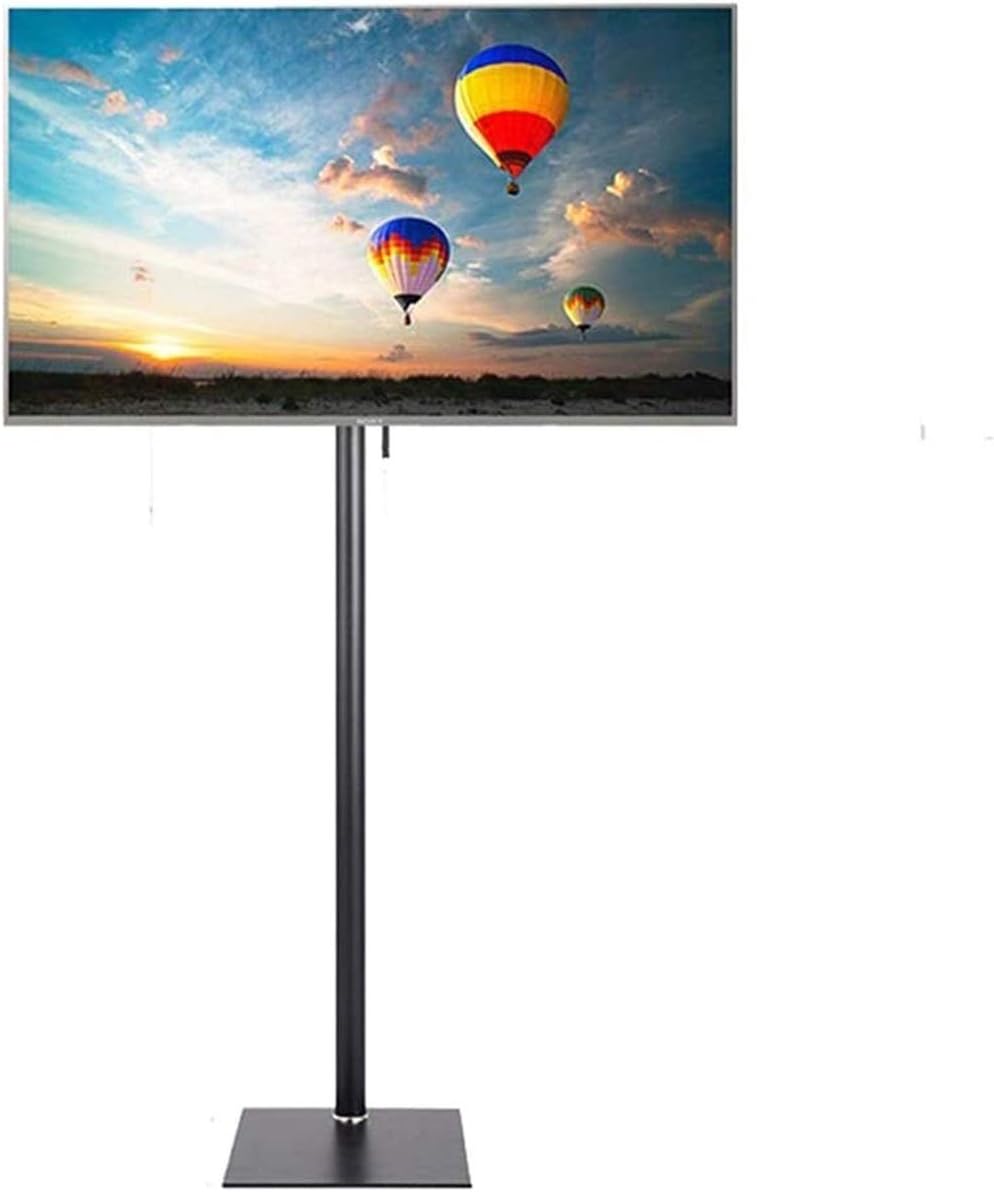 Universal Punch-Free LCD Tv Shelf Mobile Floor Stand Monitor Rotating Hanger Lifting Base