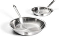 All-Clad D3® Stainless Steel 8 and 10 inch Frying Pans Set - Made in the USA- The Original Bonded Professional Cookware- Oven Safe & Induction Compatible