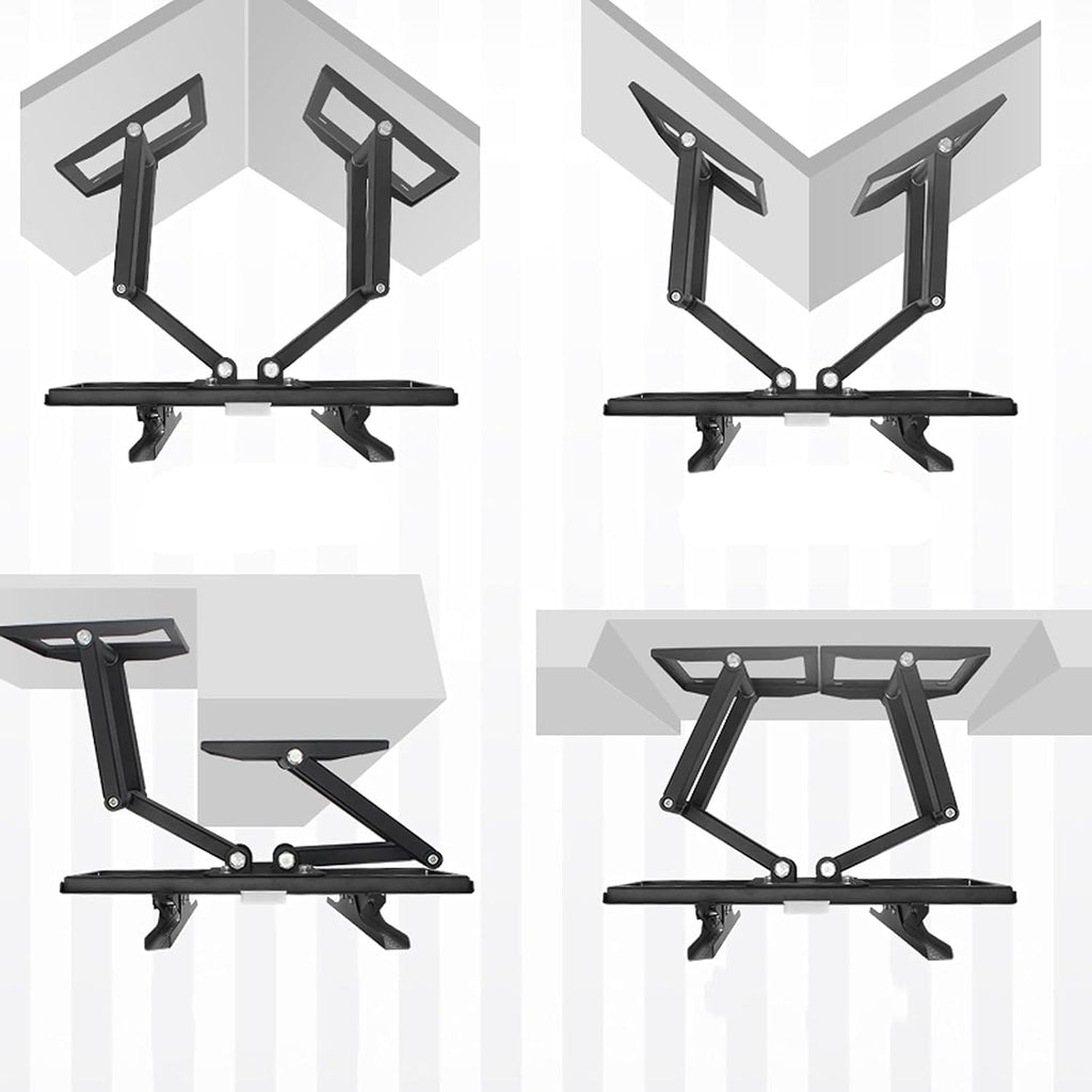 Universal TV Stand TV Stand Base Six-arm Corner TV Bracket Full Motion Wall Mount Extension Swivel Tilt TV Bracket with Dual Base Fits Most 32 to 70 Inch Flat Screen TV Tv Stand Mount (Size : L)