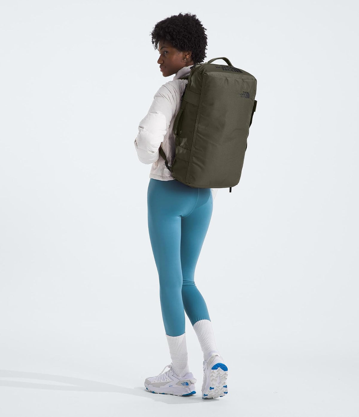 THE NORTH FACE Base Camp Voyager Duffel, New Taupe Green/TNF Black-NPF, 32 Liters