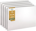 Blank Metal Sign (Pack of 5), Made of Aluminum Sheet Metal Plate to Create Custom Signs Outdoor Metal or Street Signs Customized For Your Own Personalized Banner, 18 x 24 x .040, White