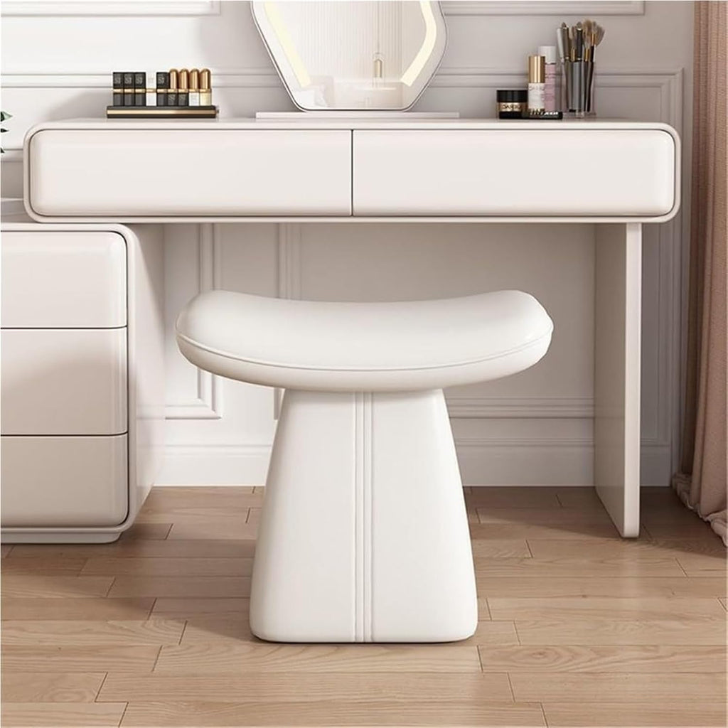 Footstool Comfortable Ottoman Stool Makeup Chair Vanity Stool Vanity Bench for Makeup Room Living Room,Living Room