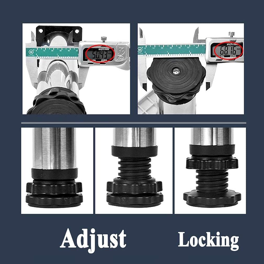 Adjustable Washing Machine Base Multi-Functional Adjustable Base with 4/8/12 Legs Universal Tumble Dryers Stand Telescopic Length 65-80cm Width 36-55cm Washing Machine Base an