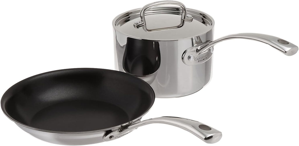 Cuisinart French Classic 10' Nonstick Skillet & 3-Qt.Saucepan with Lid