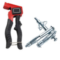 Hollow Wall Anchors Gun Hand Tool Heavy Gypsum Board Fixing Drive Anchor Bolt Screws Kit(Red PlierAnd Screw50)
