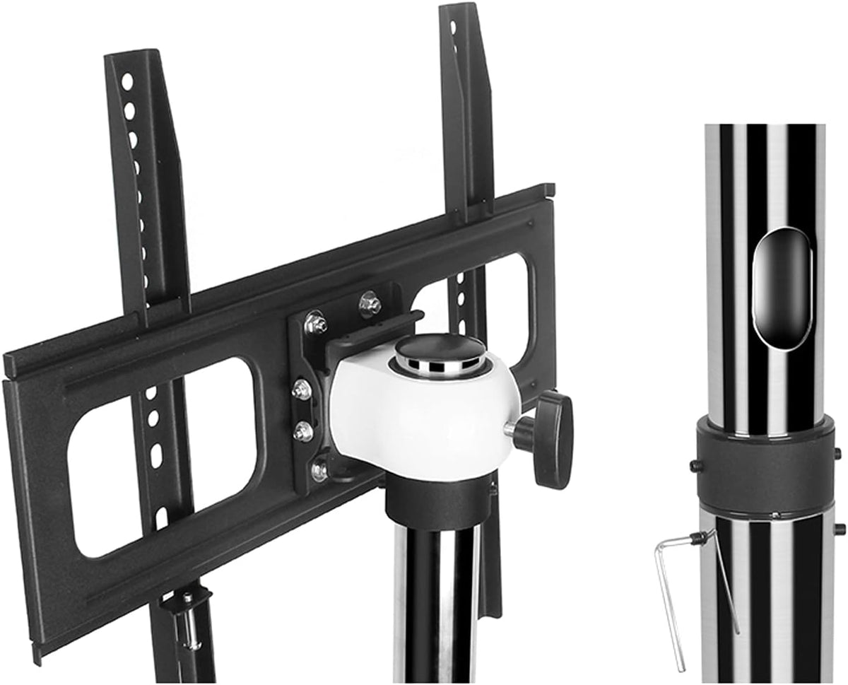 Universal TV Stand TV Stand Base Floor TV Stand Mount Universal TV Stand Height Adjustable, Tilt, Swivel TV Mount for 32 to 50 Inch Flat Screen TVs，Max VESA 400X400mm Holds 110lbs Tv Stand Mount