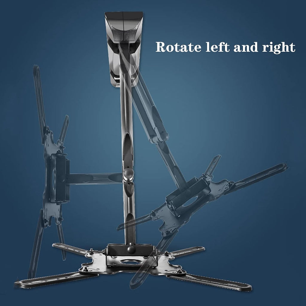 Universal TV Stand TV Stand Base 32'-58' Three-arm TV Swivel Bracket Full Motion TV Wall Mount Bracket Extension Tilt Rotation, Holds Up to 62lbs, Max 400x400mm Tv Stand Mount