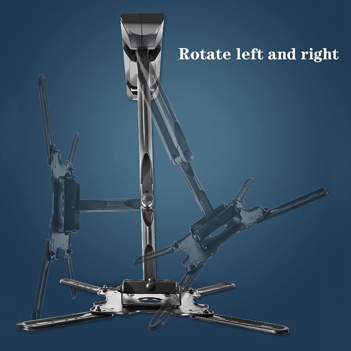 Universal TV Stand TV Stand Base 32'-58' Three-arm TV Swivel Bracket Full Motion TV Wall Mount Bracket Extension Tilt Rotation, Holds Up to 62lbs, Max 400x400mm Tv Stand Mount