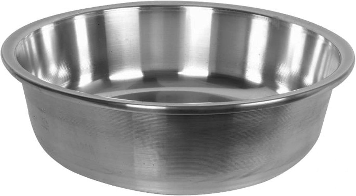 TrueCraftware– 60 qt. Heavy duty Aluminum Basin with tapered edges 27' x 7-1/2' Made in Taiwan- Mixing Bowl Washing Bowl Container Metal Bowls for Fruit Vegetables Serving Cooking Baking