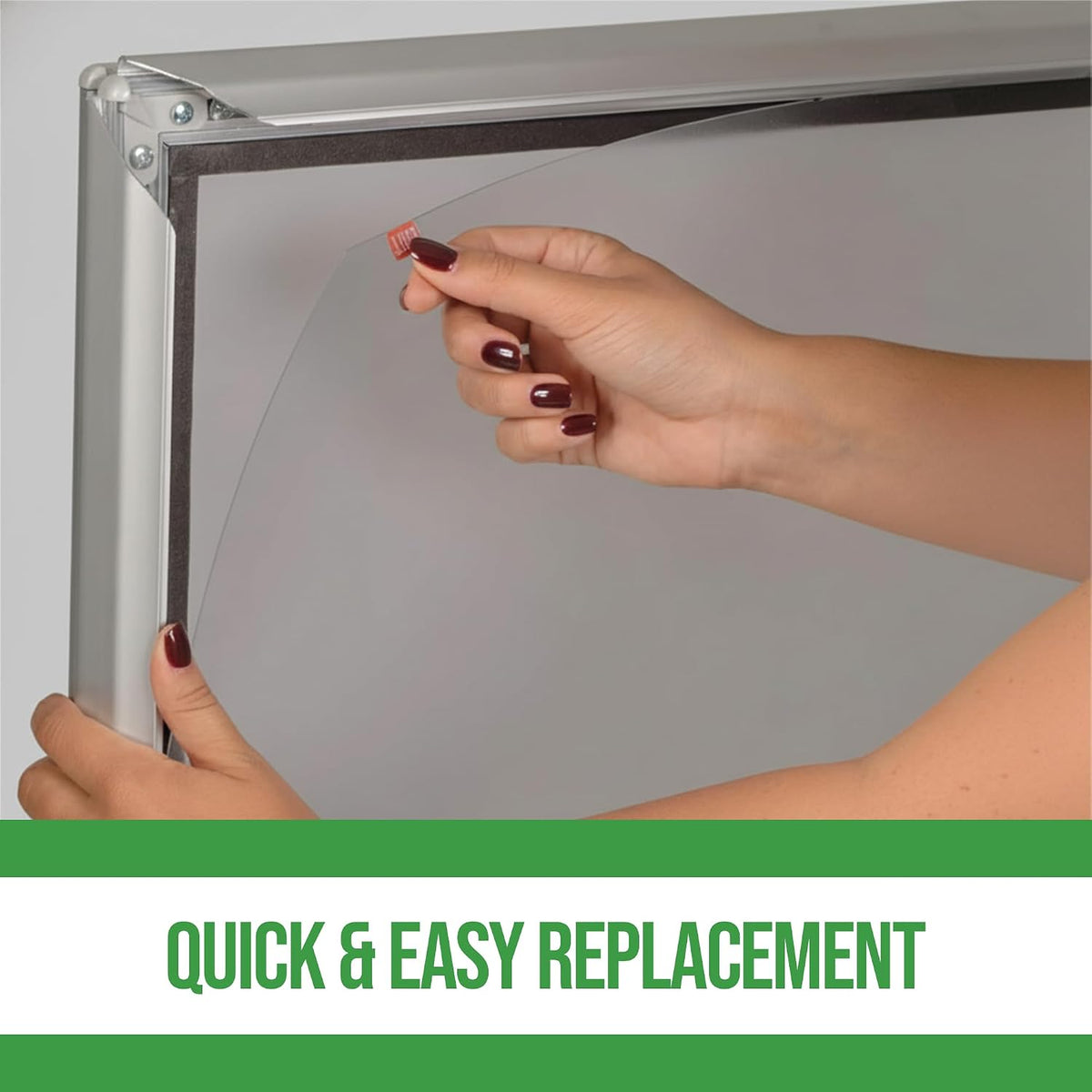Custom Weighted Sidewalk Sign Display by BCB Print – 23x33 Outdoor Sign Holder with Custom Print | Heavy Duty Advertising Stand for Business, Storefront Use | Made in USA