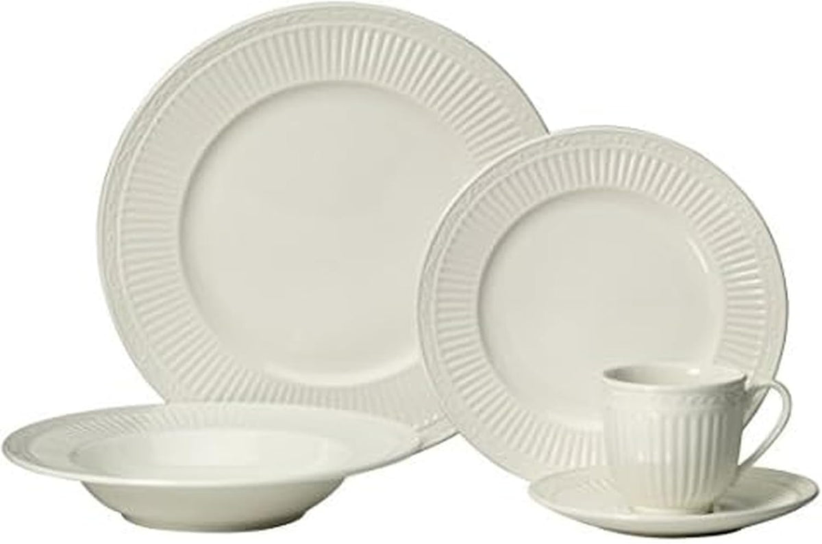 Mikasa 5223385 Italian Countryside 40-Piece Dinnerware Set, Service for 8