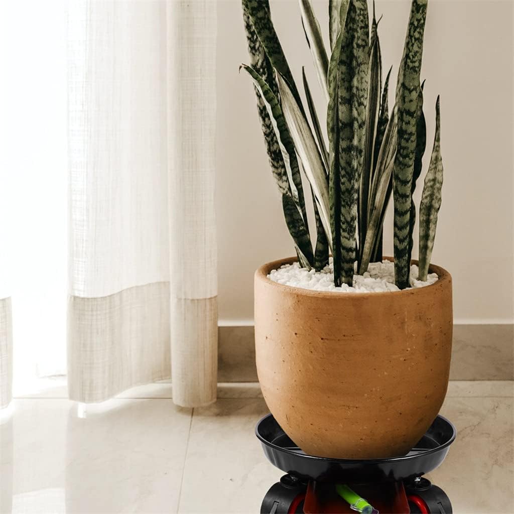 Roller Base Universal Wheel Round Large Potted Plant Water Receiving Belt Mobile Flower Pot Holder
