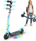 SIMATE Electric Scooter for Kids Ages 6-14, 3 Adjustable Heights 34'/37'/39', LED Display & Colorful Lights, Foldable Kids Electric Scooter, 8.7 MPH Safe Speed, Gifts for Boys Girls