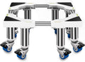 Adjustable Washing Machine Base Universal Washing Machine Base with Wheels Adjustable Trolley Extendable Fridge zer Base Stand Holder Easy Move Bracket for Dryer Washer 45