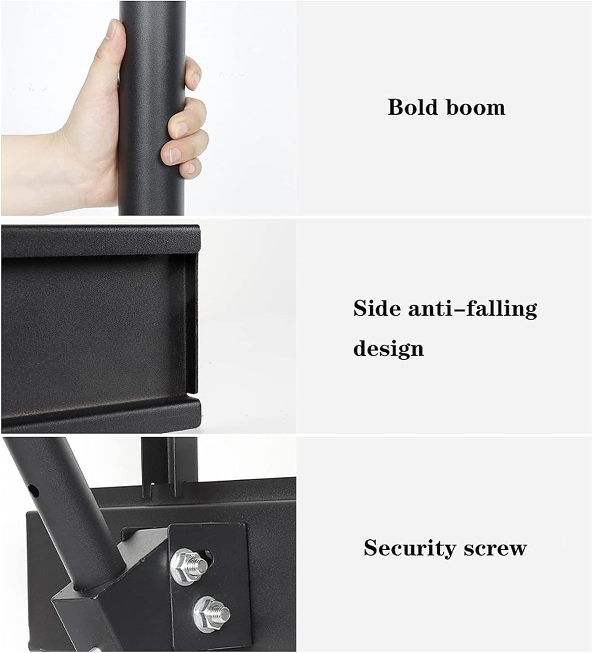 Universal TV Stand TV Stand Base Ceiling TV Bracket Dual-Screen Extension Tilt Rotation TV Mounting Bracket Adjustable TV Bracket with Cord Management for 32-65 Inch TVs Tv Stand M