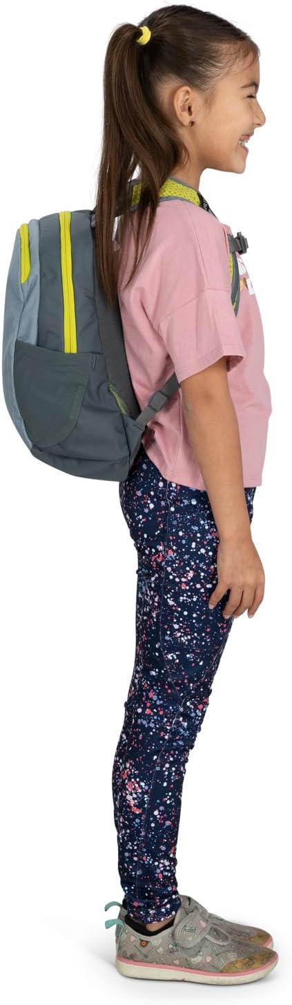 Osprey Daylite Jr. Kids' Commuter Backpack, Slate Grey/Tungsten