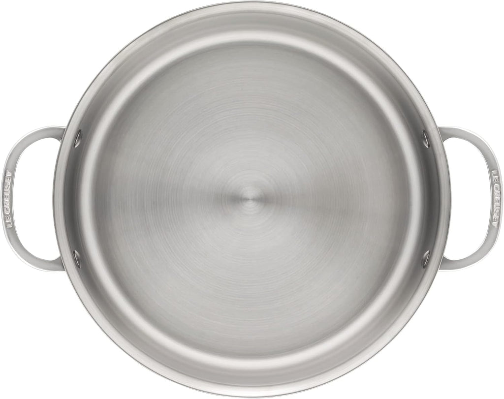 Le Creuset Tri-Ply Stainless Steel Rondeau Pan, 4.5 Quart