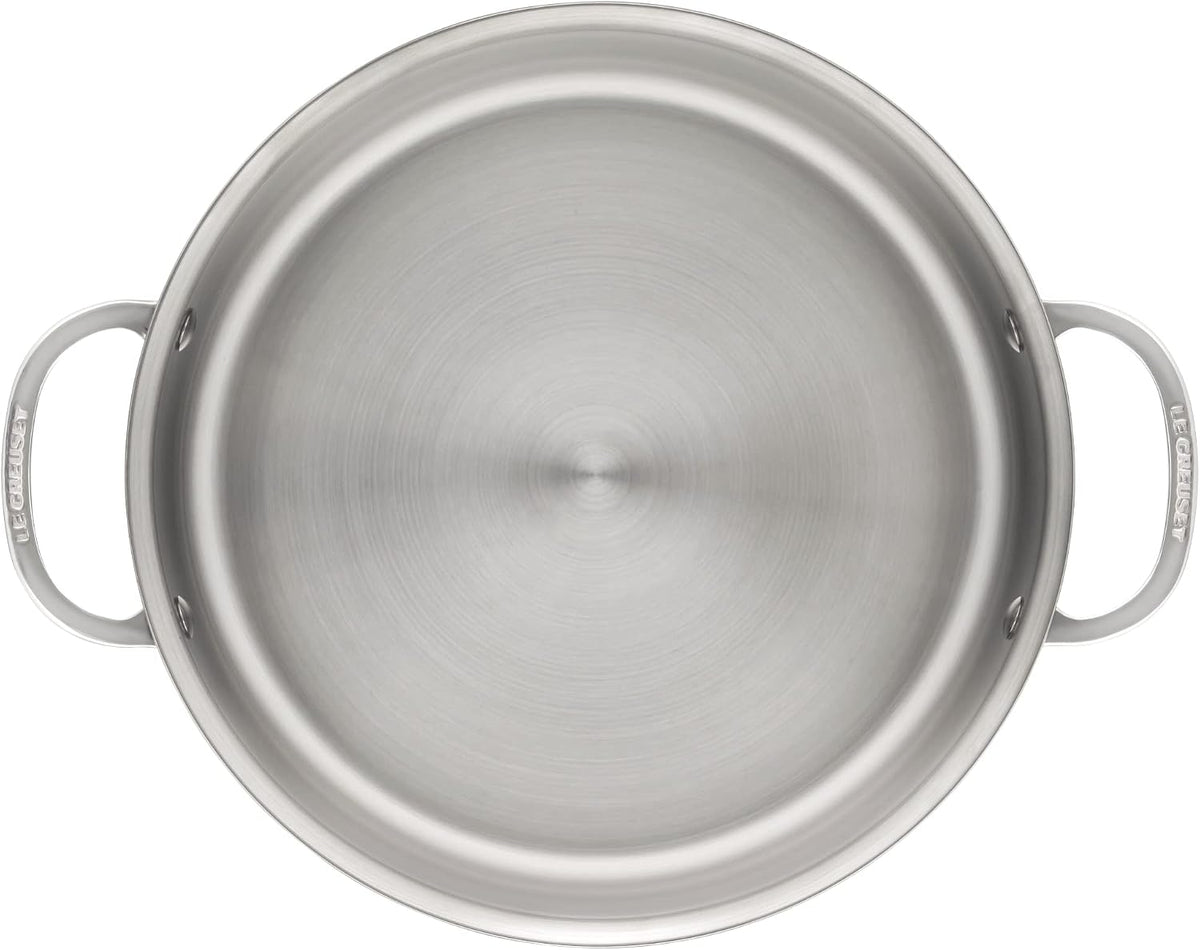 Le Creuset Tri-Ply Stainless Steel Rondeau Pan, 4.5 Quart