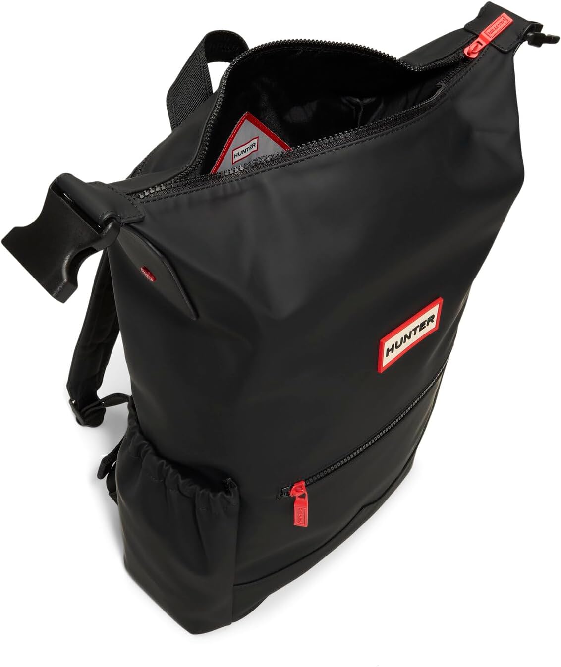 Hunter Top Clip Backpack, Smooth Black, Large