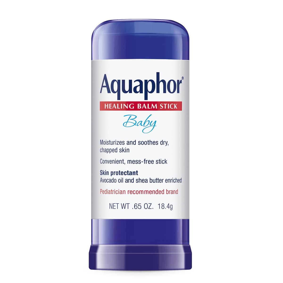 Aquaphor Baby Healing Balm Stick With Avocado Oil and Shea Butter, 0.65 Oz Stick (Pack of 12)