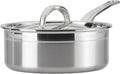 Hestan ProBond Forged - Professional Clad Stainless Steel Sauce Pan, 2 Quart, Induction Compatible