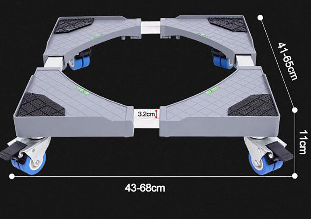 Universal Wheels Appliance Stand Base Stent Adjustable Washing Machine Fridge zer Pedestal Mobile Trolley Bracket Load 500KG