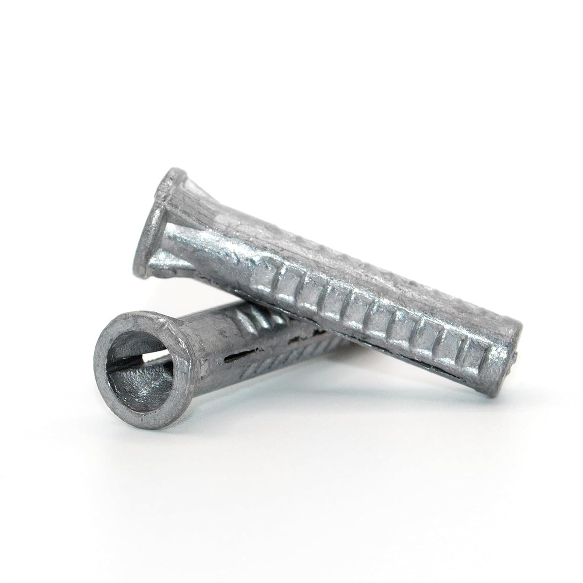 ASMC Industrial #10-14 x 1 1/2' Wood Screw Anchor - Heavy Duty Wall Anchors for Wood, Drywall, Concrete, Bricks & Masonry, Self Drilling Anchor Screws, Mounting Screws, Metal Lead Alloy - Pack of 1000