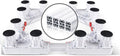 Adjustable Washing Machine Base Shockproof Base Stand Universal Base Fridge Stand Washing Machine Holder Stent Appliance Rollers Floor Trays 4/8/12 Feet for Cabinet Vertical A