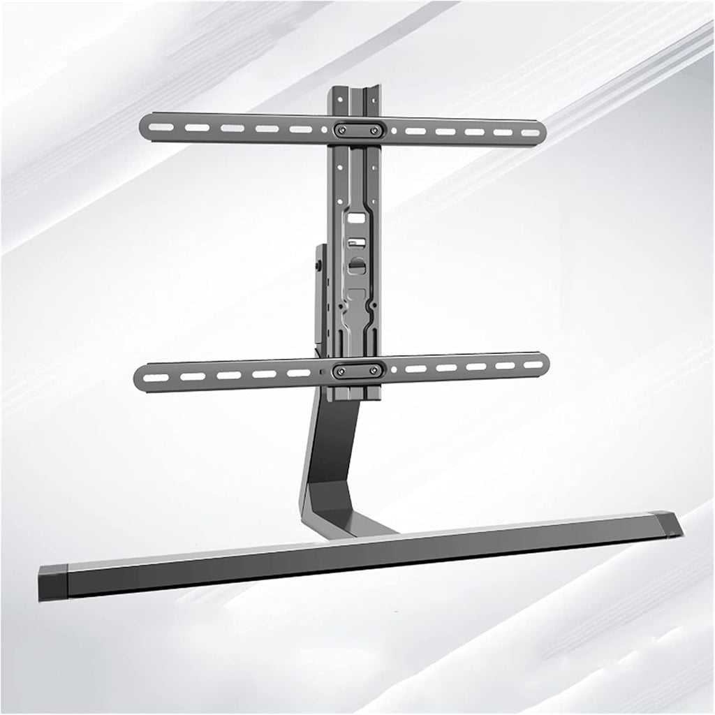 Universal TV Stand TV Stand Base LCD TV Universal Base Height-Adjustable Desktop Stand ±35°Rotating Desktop TV Mount Base for Most 37-75 Inch Flat Screen TVs, Supports Up to 77lbs,Yellow-A