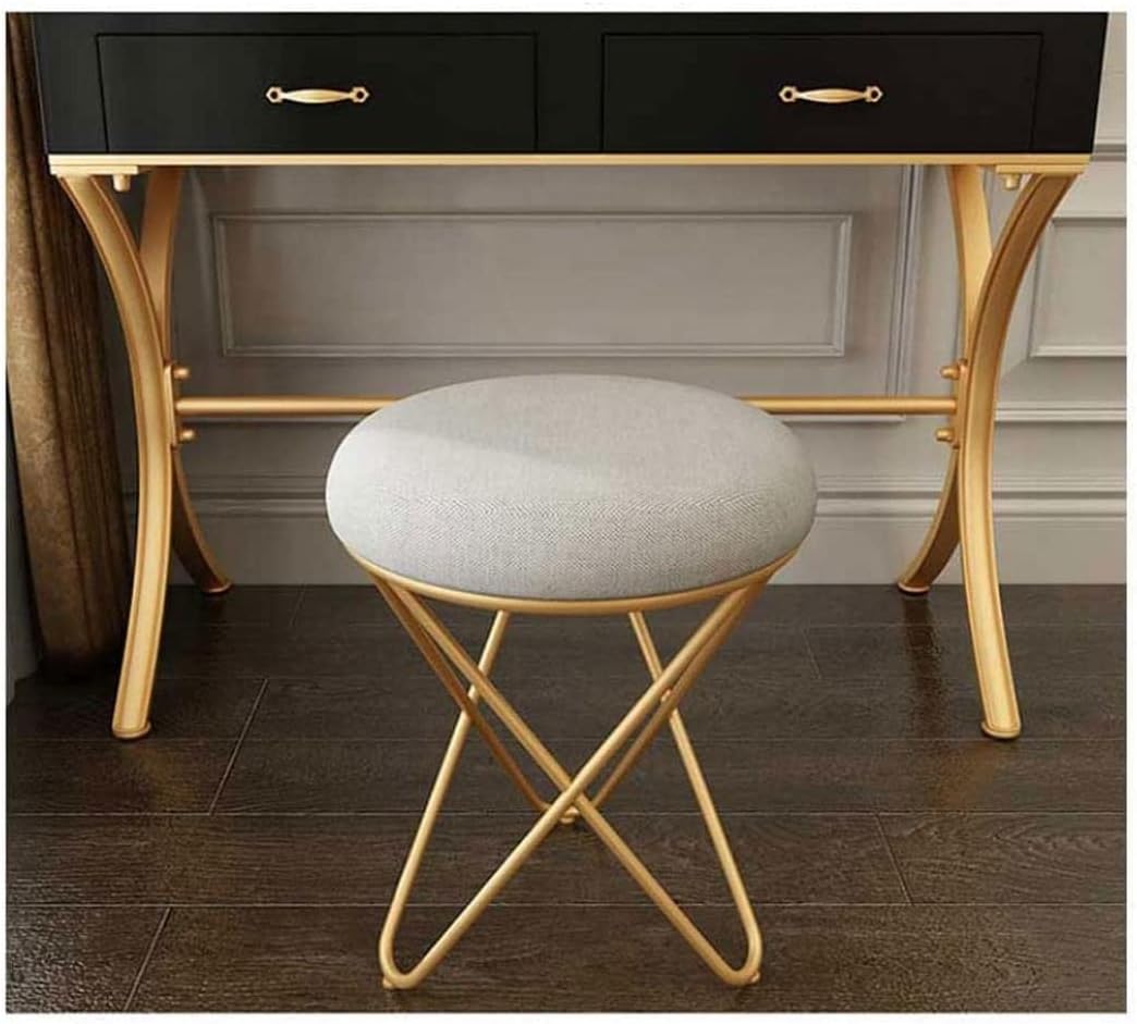 Piano Stool, Vanity Benches Footstools, Makeup Seat, Garden Stools, Dressing Stools, Desk Stools(Black-1)