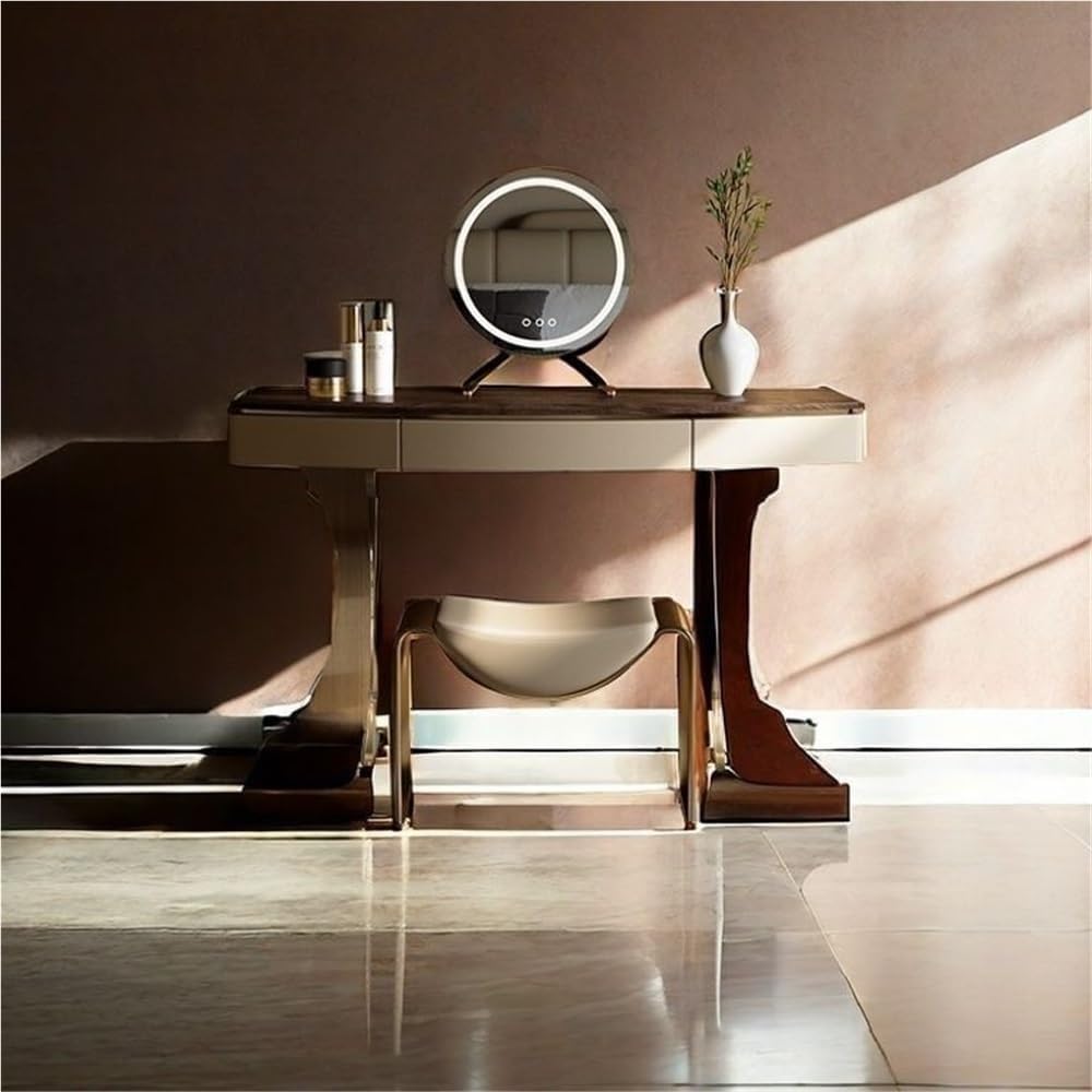 Minimalist Entryway Stool, Compact Foot Rest, Modern Vanity Bench, Stylish Makeup Stool, Multifunctional Shoe Bench for Living Room, Entrance(Black)