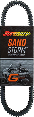 SuperATV Heavy Duty Sand Storm CVT Drive Belt Compatible with Polaris RZR Models | Built to Perform in Extreme Heat, Dirt, and Dust | See Fitment