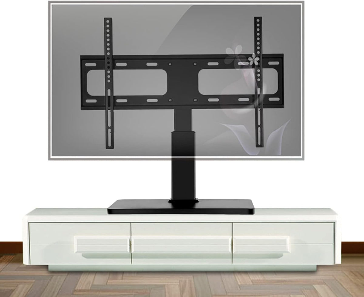 Universal TV Stand TV Stand Base TV Base Desktop LCD Monitor Stand Universal Punch- TV Rotating Bracket for Most 32-70 Inch TVs with Max 600x400mm, Supports Up to 99lbs Tv Stand M