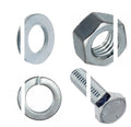 Grade 5 Hex Head Bolts, Nuts, Washers Coarse Thread SAE Assortment - 635 Pieces Hardware Fastener Kit Set RV8606S