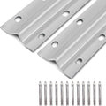 16ft V-Track for Sliding Gates, Galvanized Steel Heavy-Duty Inverted V-Groove Track with Hammer Drive Anchors, Durable & Rust-Resistant Rolling Gate Rail for Driveways Systems(8FT2PCS)