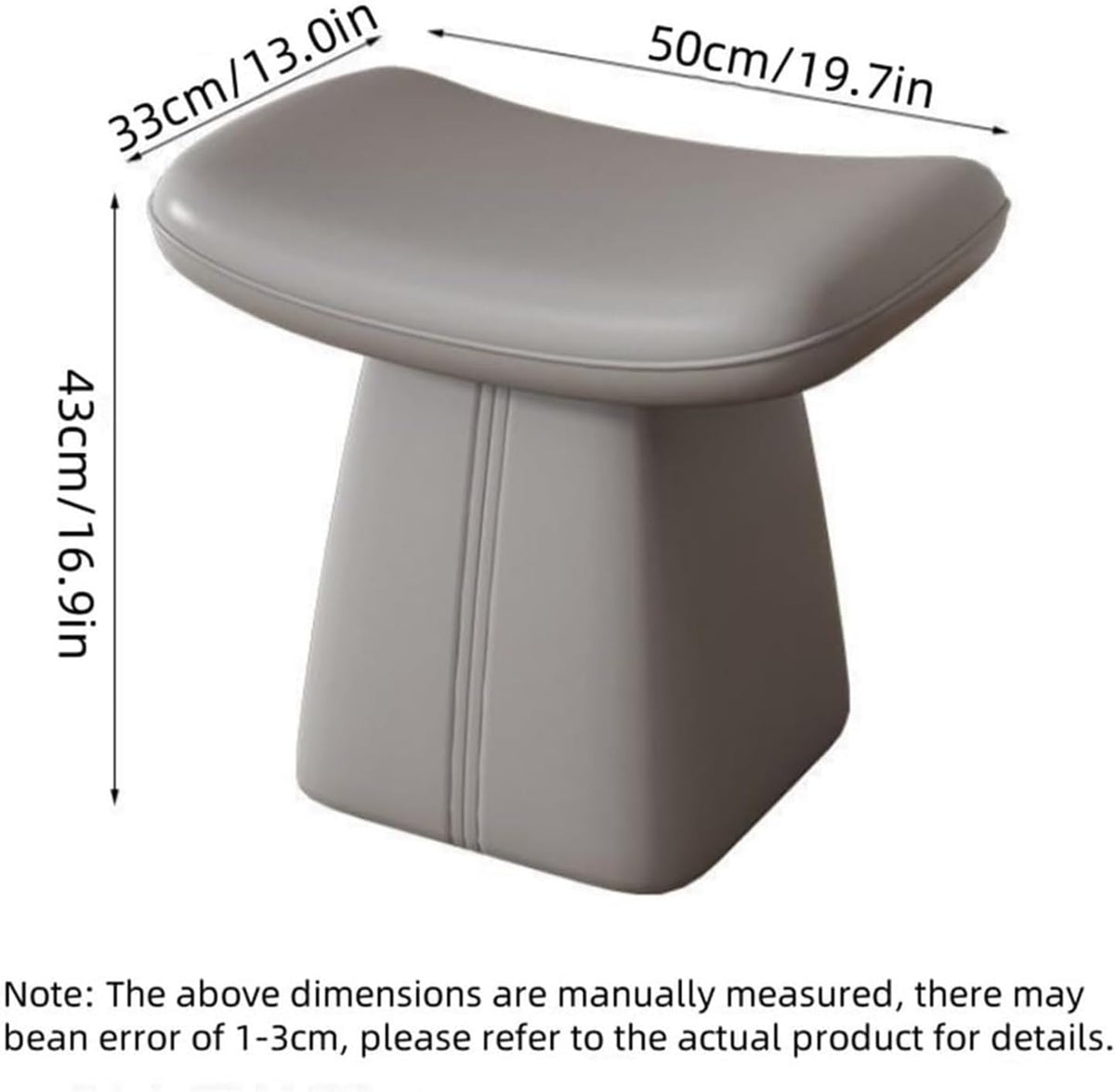 Footstool Comfortable Ottoman Stool Makeup Chair Vanity Stool Vanity Bench for Makeup Room Living Room,Living Room