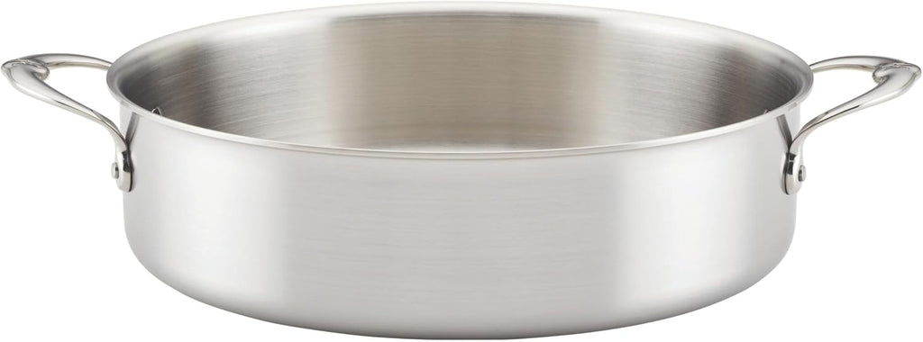 Thomas Keller Insignia by Hestan - Stainless Steel 6 Quart Rondeau, Induction Cooktop Compatible