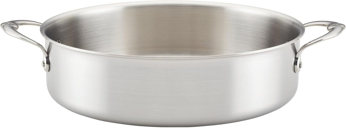 Thomas Keller Insignia by Hestan - Stainless Steel 6 Quart Rondeau, Induction Cooktop Compatible