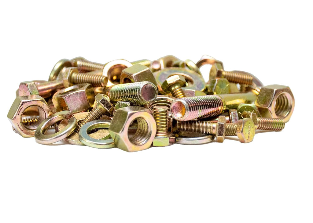 5170 Piece Grade 8 USS Hex Head Cap Screw (Bolt), Nut, and Washer Assortment 1/4'-3/4' Coarse Thread Set
