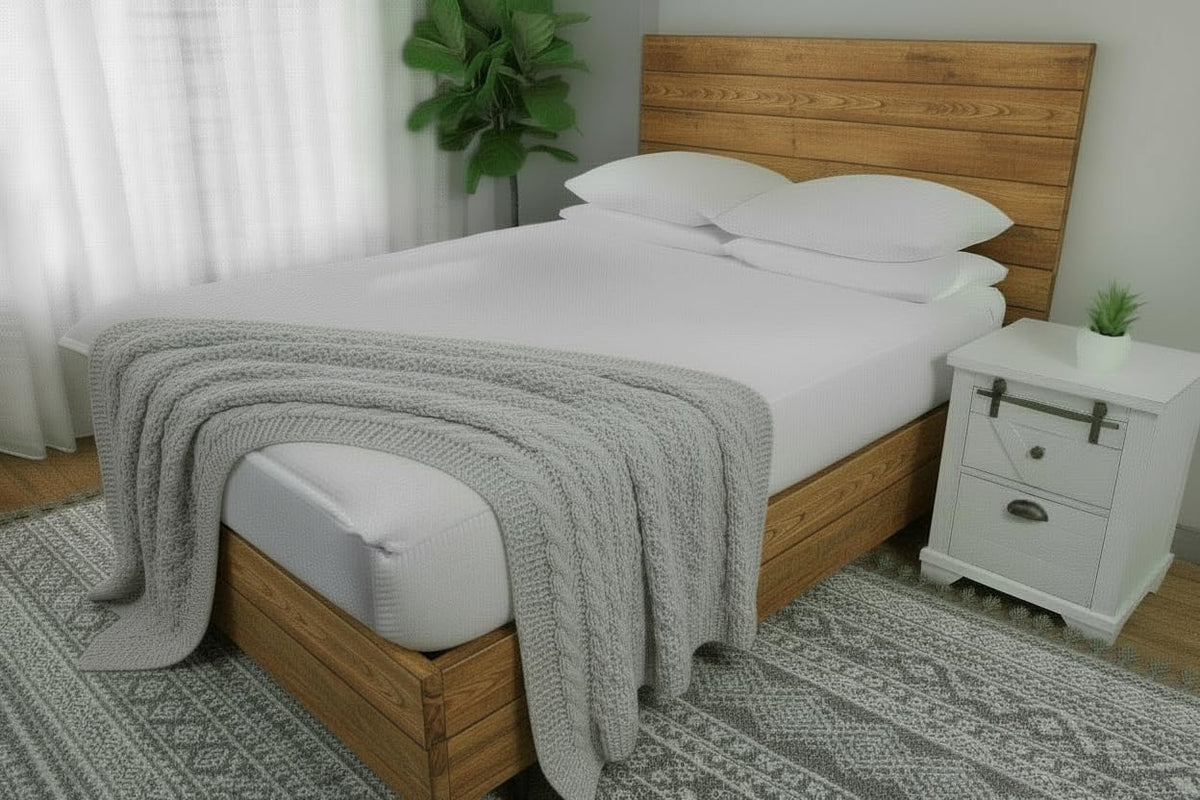 Queen Zipper Bedding Set with Patented Removable Zipper Sheets, Breathable Cotton, Durable Construction, All in one Bedding Set