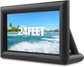 24FT Inflatable Cinema Screen IPX4,250W Turbo Blower & Geo-Anchor Spike System,Dual-View Projection (Front/Rear) with 92% NTSC Gamut for Drive-in Theaters, Sports Arenas, Camping Events