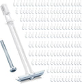 Heavy Duty Drywall Anchor Bolts with 1/4'-20 Fastener Suitable for TV Mounting Hollow Wall Anchor Bolt Screw Kit Supports Up to 270 lbs Each on 1/2 Inch Drywall Pack of 200
