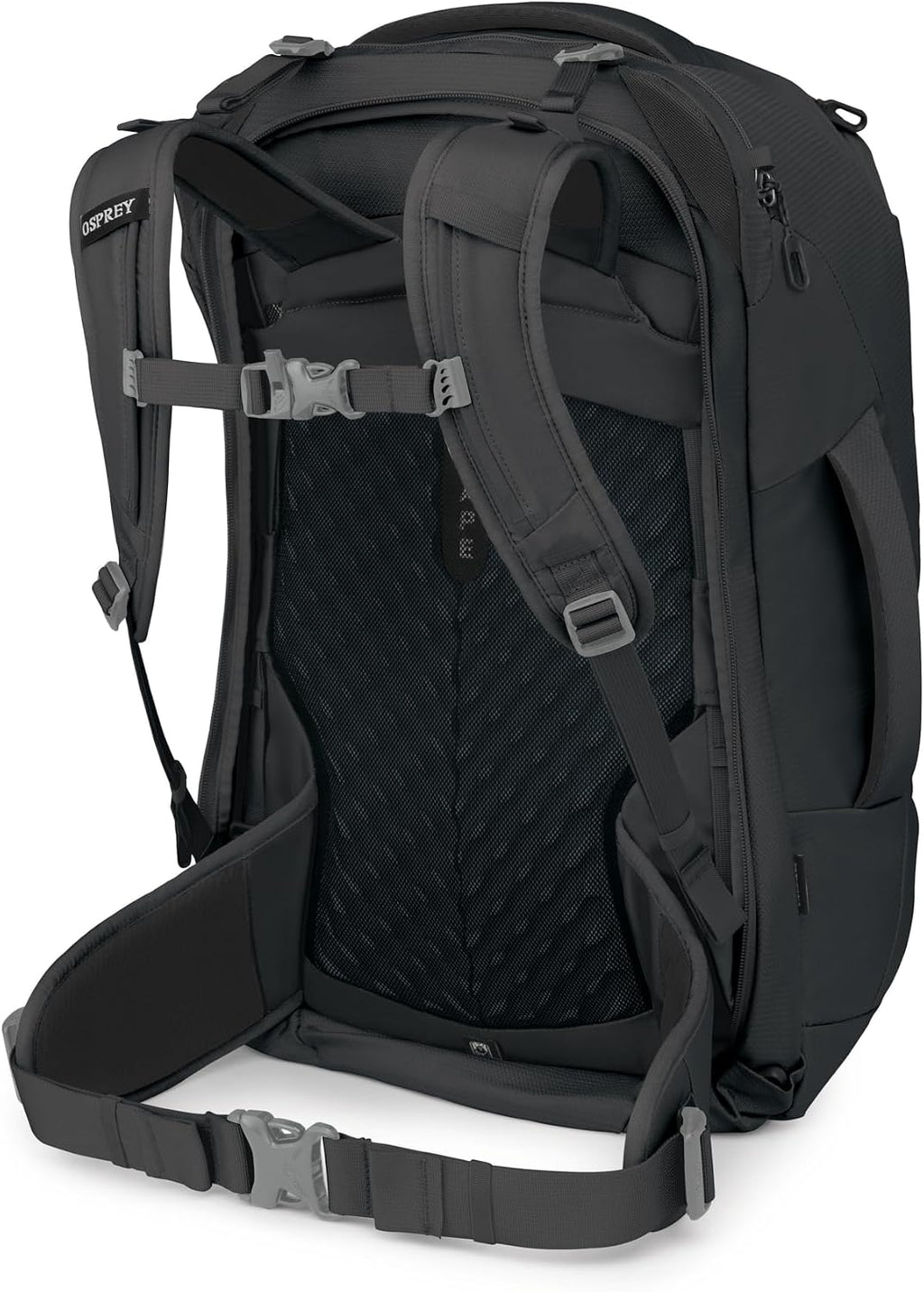 Osprey Fairview 40L Women's Travel Backpack - Carry On Bag with Laptop Sleeve and Toiletry Pocket, Black