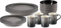Le Creuset Stoneware Dinnerware Set, 16 pc., Oyster