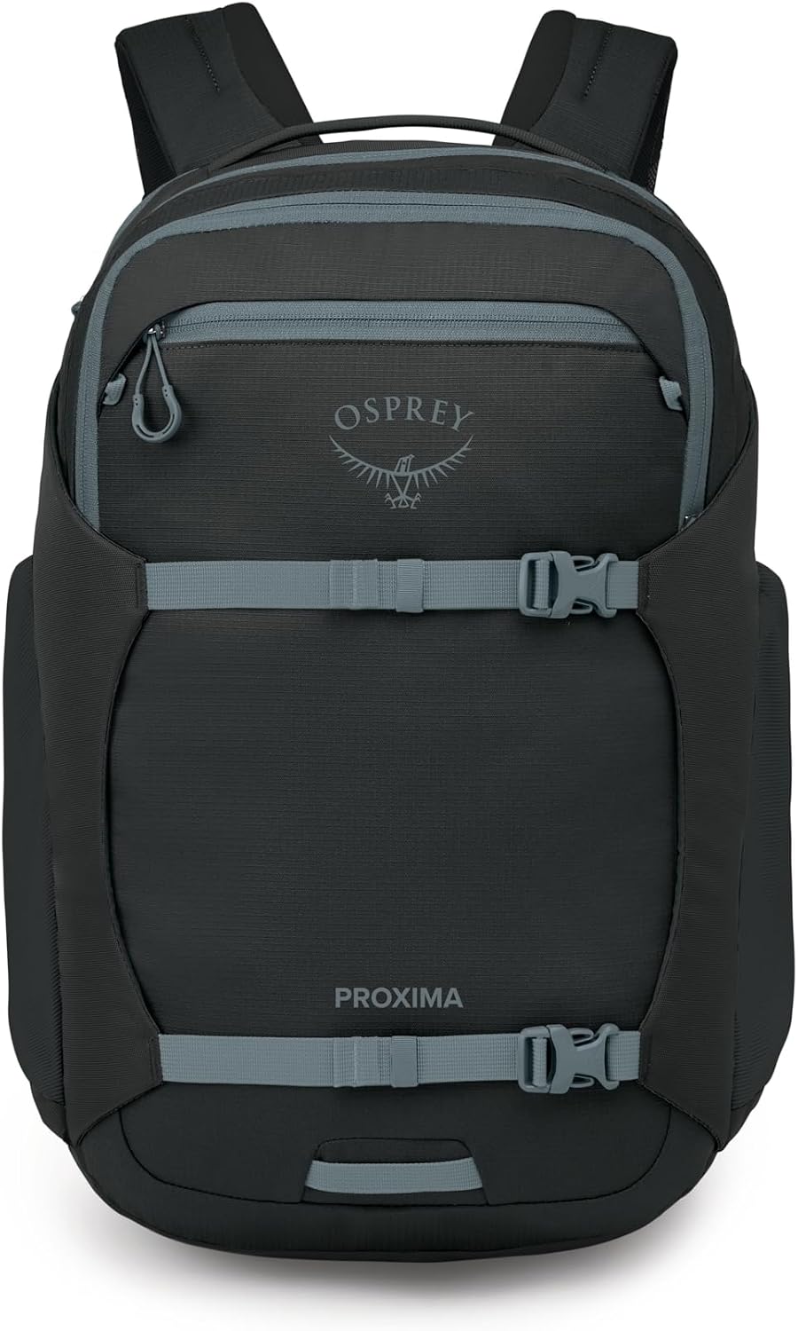 Osprey Proxima 30L Campus Laptop Backpack - Everyday Bag with Tech Storage, Bottle Pockets & Comfortable Carry, Black-Shale Grey